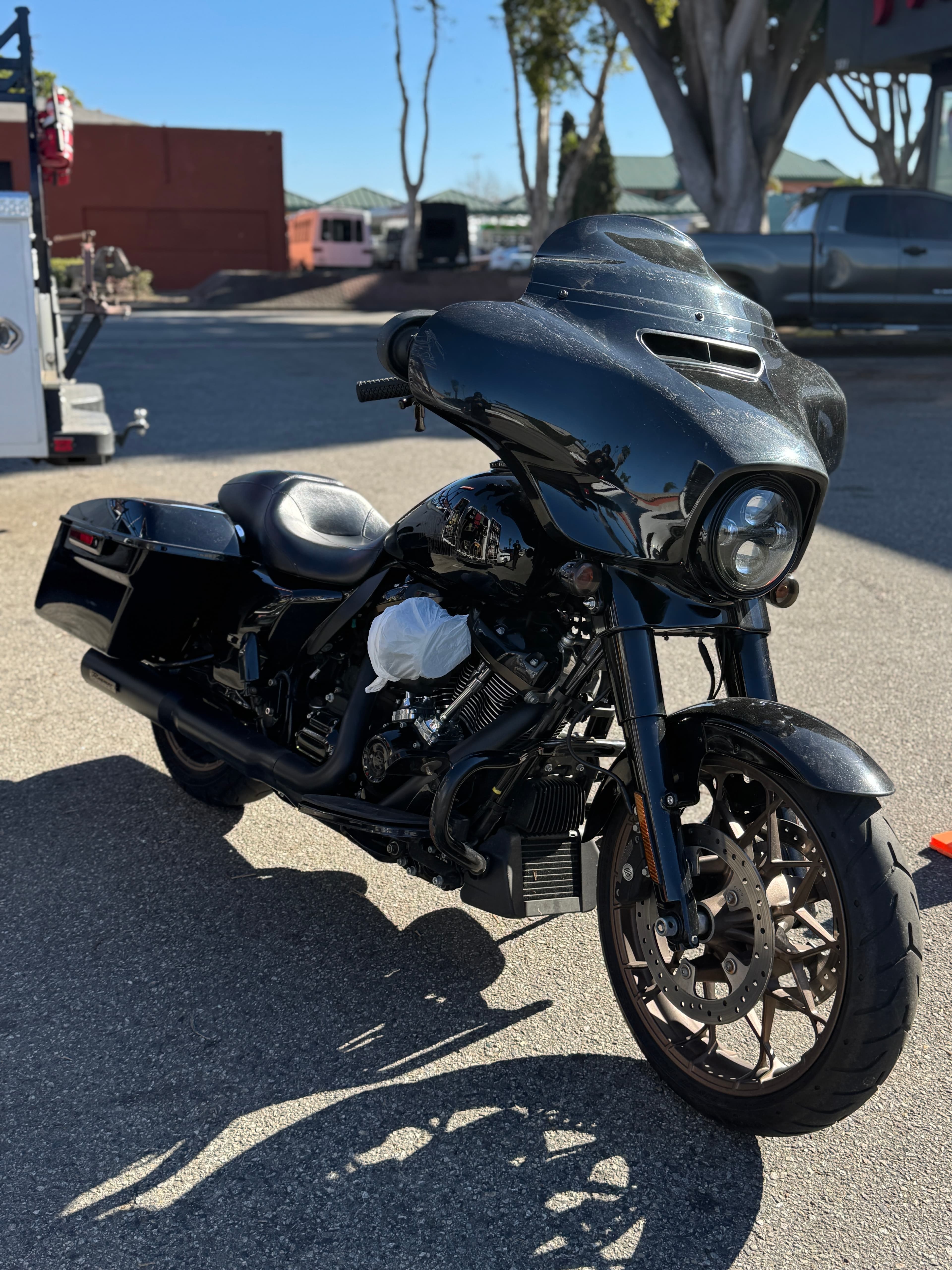 Before – Harley Street Glide detail