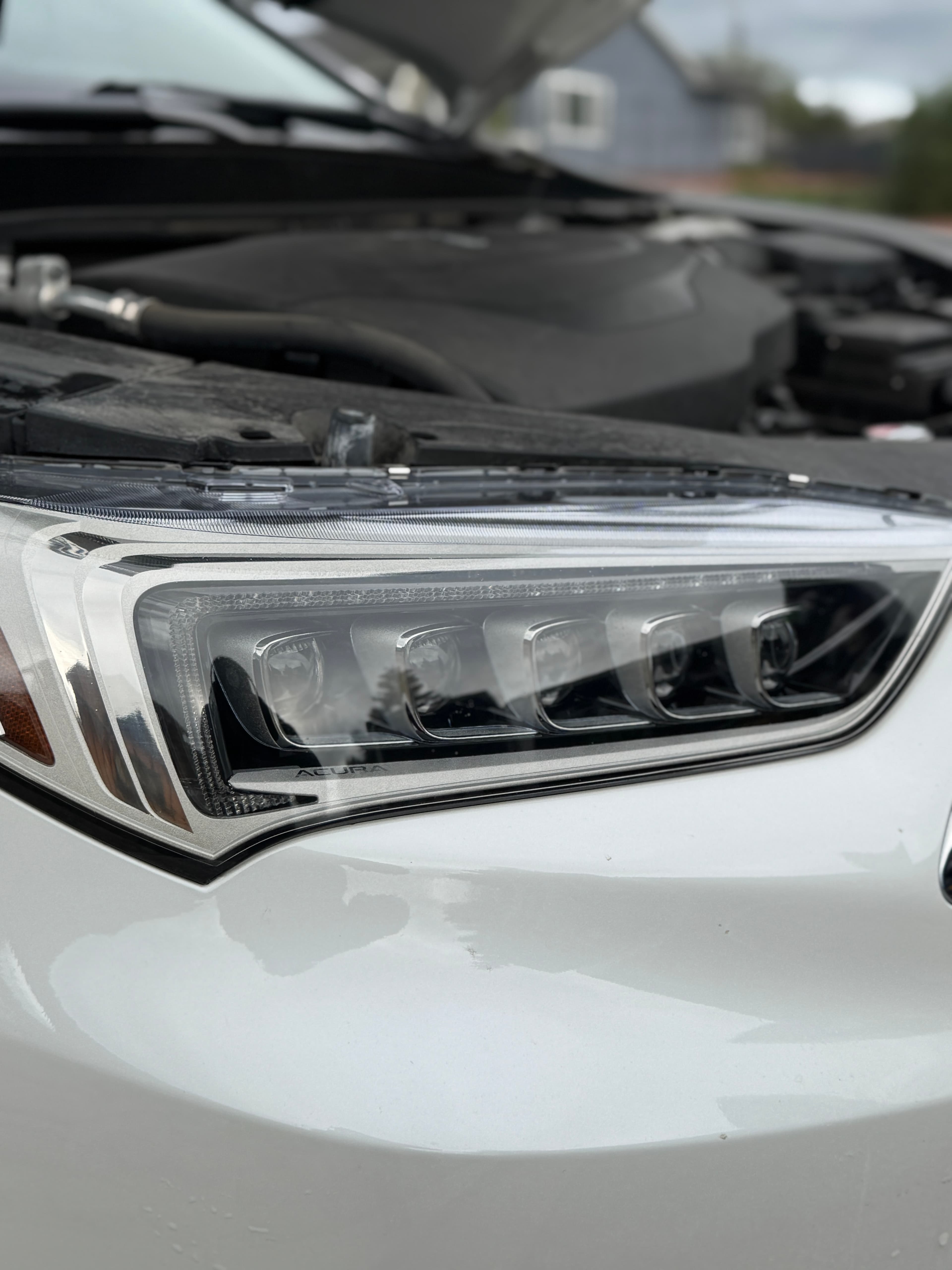 After – Acura headlight restoration