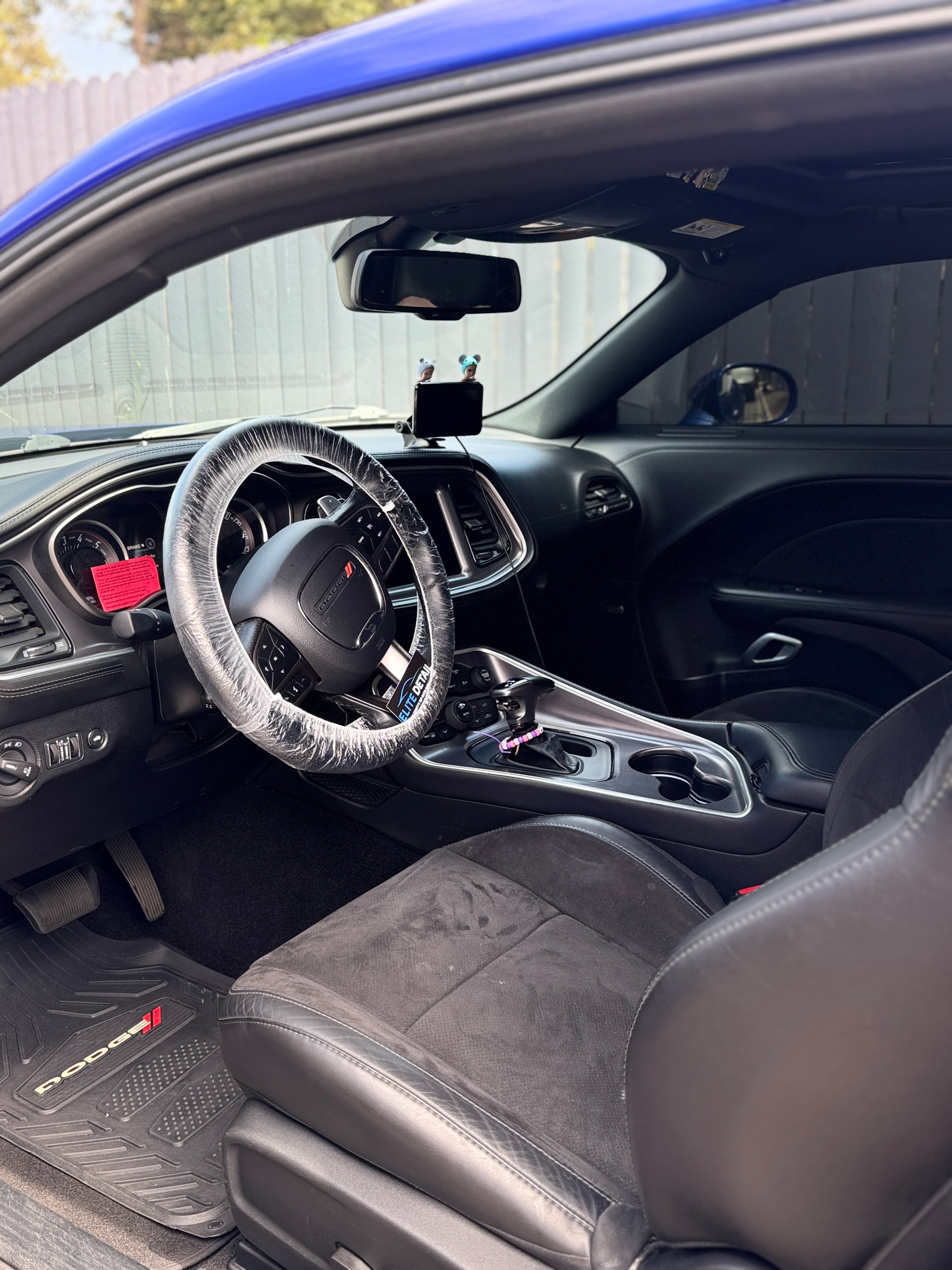 Dodge Challenger interior detail
